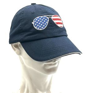 Bayside USA Flag Sunglasses Hat